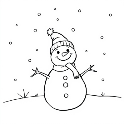 Smiling Snowman