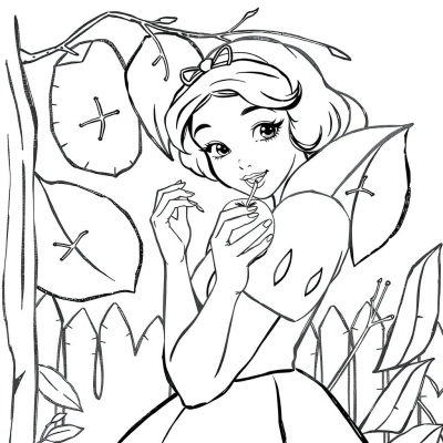 Snow White Bites an Apple