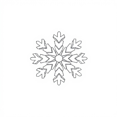 Snowflake for Little Kids