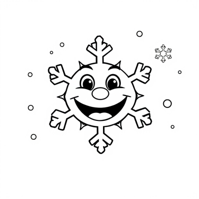 Snowflake Smiley