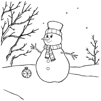 Snowman Postcard