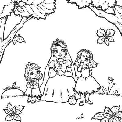 Princess Strawberry and the Little Berries