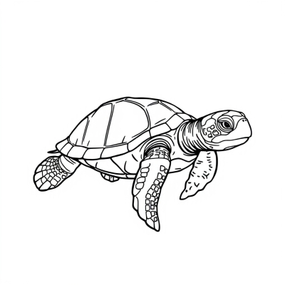 Swimming Turtle