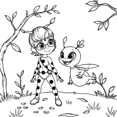Warrior Ladybug and Tikki