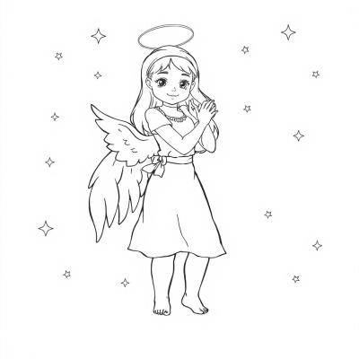 Young Girl Angel