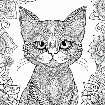 Zentangle Cat
