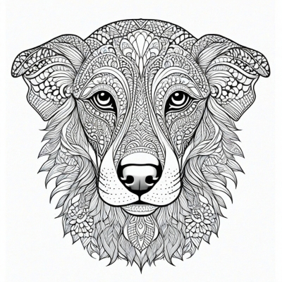 Zentangle Dog
