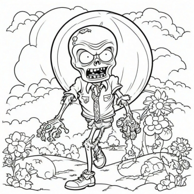 Zombies on a Hot Air Balloon