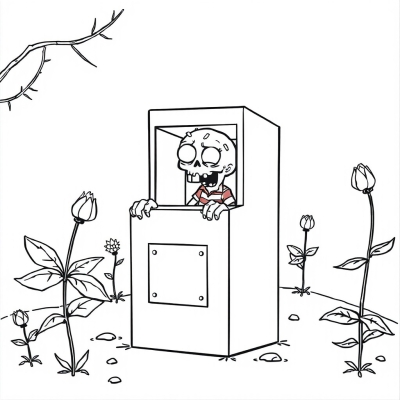 Zombie with a Jack-in-the-Box