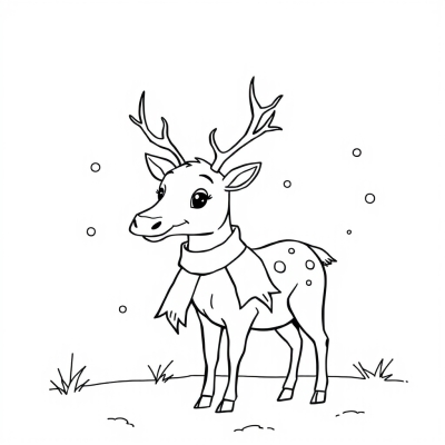 Reindeer for New Year