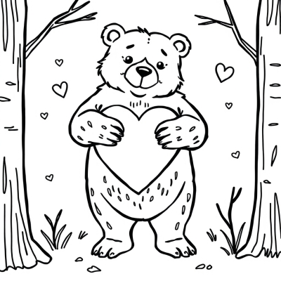 Bear Hugging a Heart