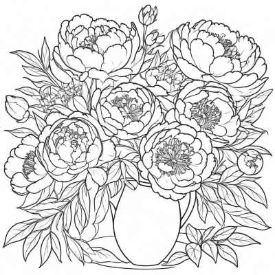 Cheerful Peony Bouquet