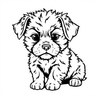 Cute Fluffy Puppy