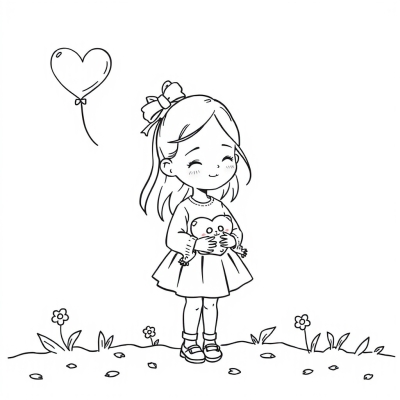 Cute Valentine Girl