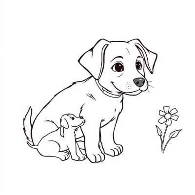 Dog and Daisy