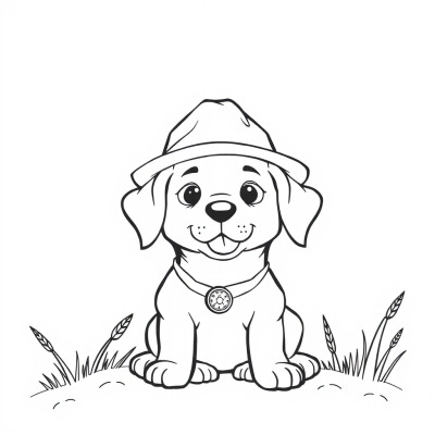 Dog and Hat