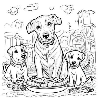 Dog and Sausages