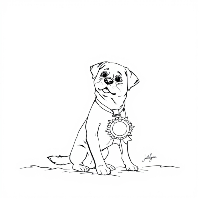 Dog Won a Prize