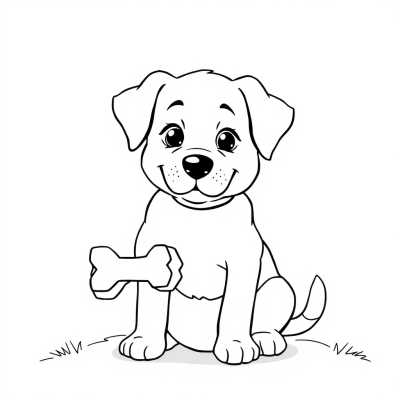 Dog with a Bone