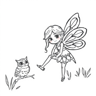Fairy and Owl