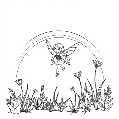 Fairy and Rainbow