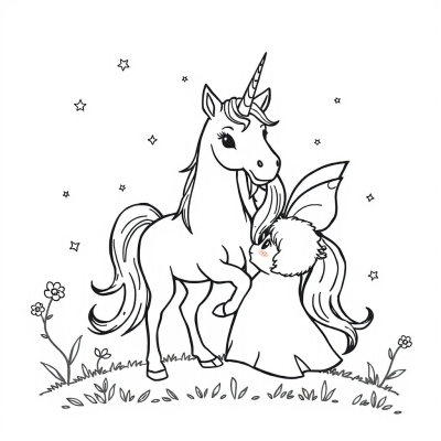 Fairy and Unicorn