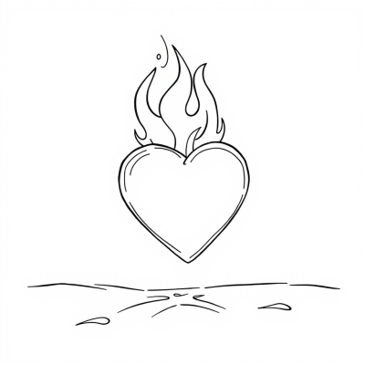 Flaming Heart