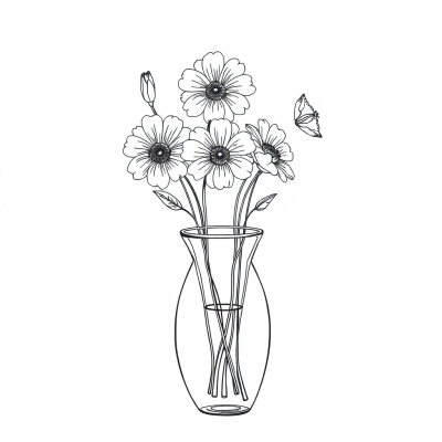 Flowers in a Vase