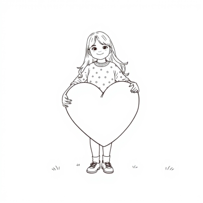 Girl with a Giant Heart
