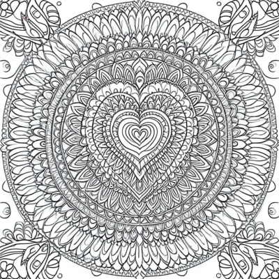 Mandala Heart