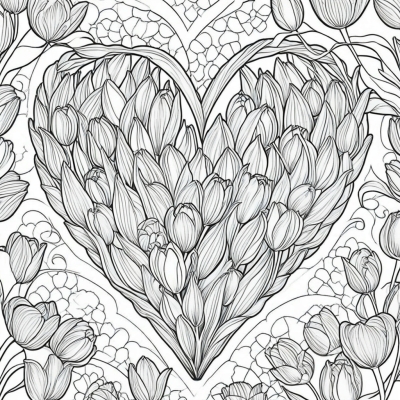 Heart of Tulips