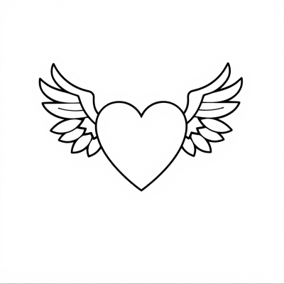 Heart with Wings