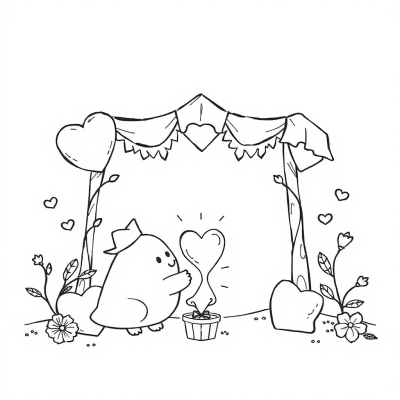 Festive Valentine Card