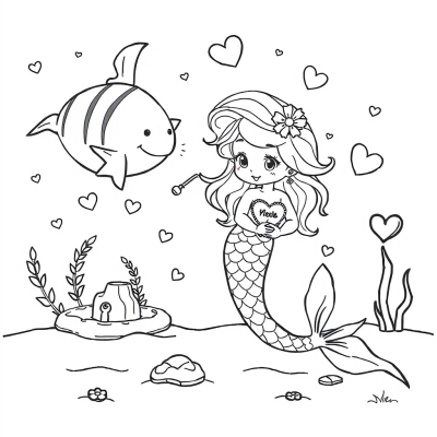 Mermaid Valentine