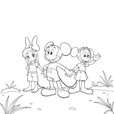 Mickey Mouse with Friends