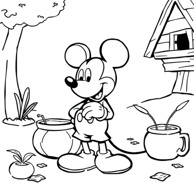 Mickey Mouse in Childhood