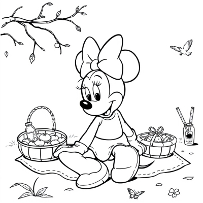 Minnie on a Picnic