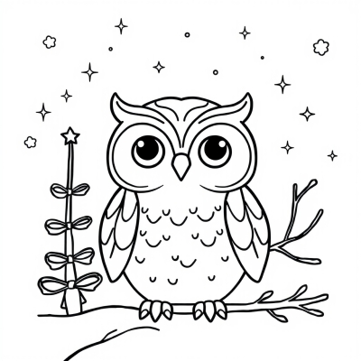 Owl for Kids on New Year