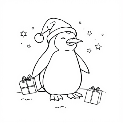 Penguin for New Year