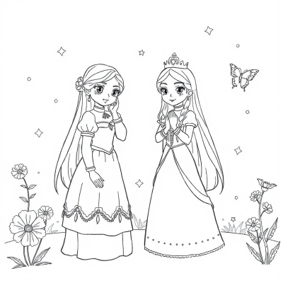Tsarevny Alyonka and Varya