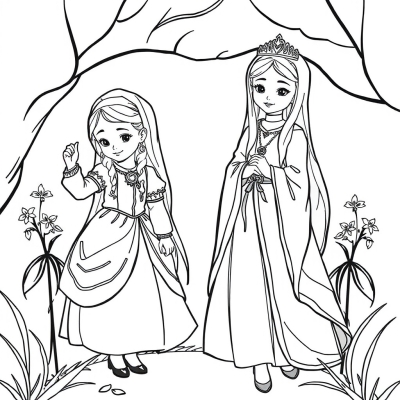 Princesses Dashka and Vasilisa