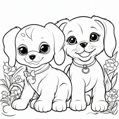 Puppy and Kitten