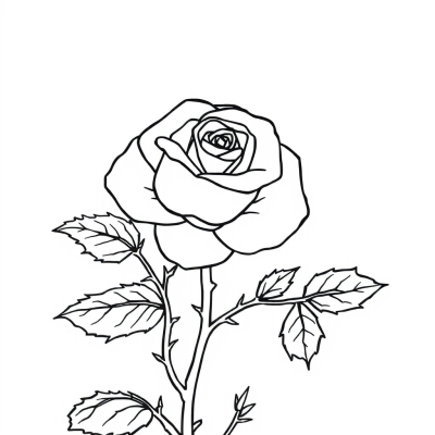 Rose with Thorns
