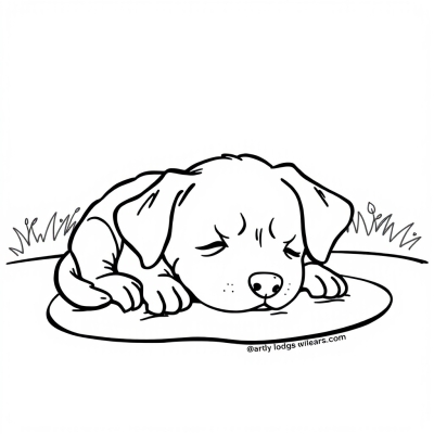 Little Puppy Sleeping