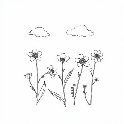 Spring Flowers for a Card