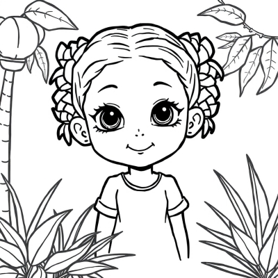 Toca Boca Girl with Braids