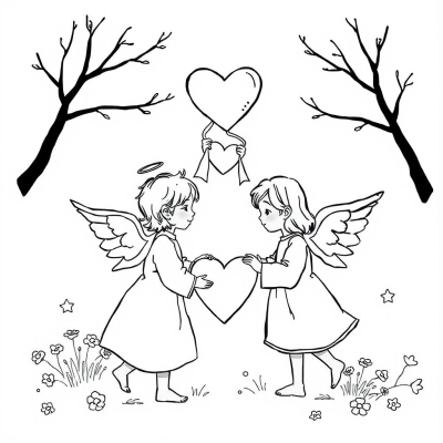 Valentine's Day and Angels