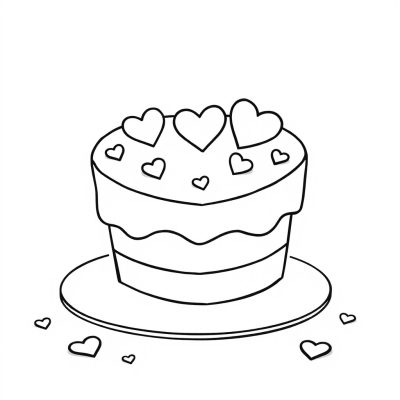 Valentine Heart Cake