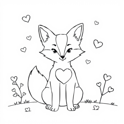 Valentine's Day Fox