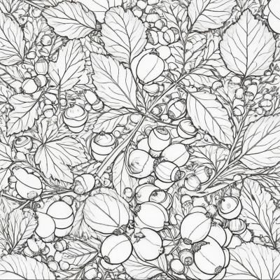 Acorns and Leaves